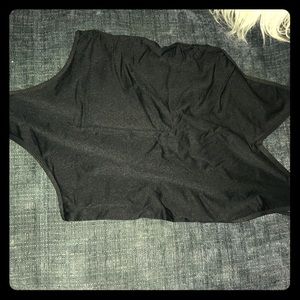 Victoria secret pink one piece black leotard tank